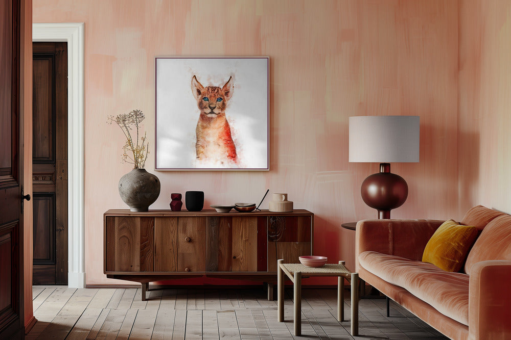 Baby Lion Poster